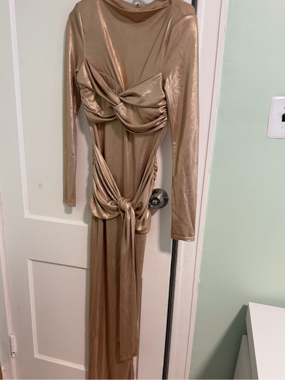 60% OFF

Athens Metallic Maxi Dress